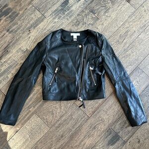H&M Faux Leather Jacket, size 4